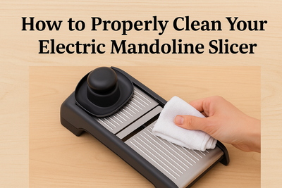 How to Properly Clean Your Electric Mandoline Slicer