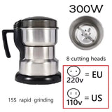 High Power Electric Coffee Grinder Kitchen Cereal Nuts Beans Spices Grains Grinder Machine Multifunctional Home Coffee Grinder