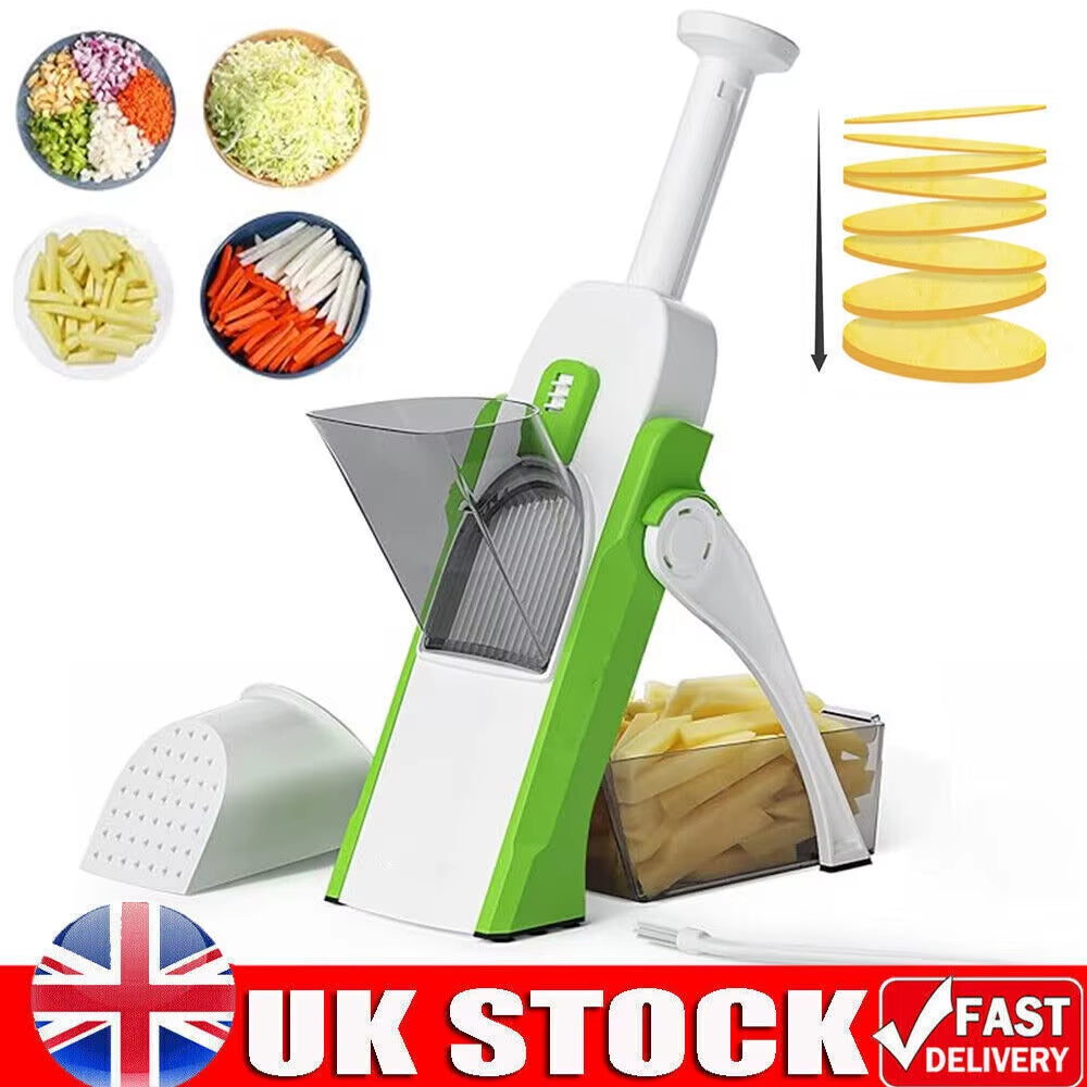 4 in 1 Multifunctional Vegetable Slicer Cutter Shredders Slicer with Basket Fruit Potato Chopper Carrot Grater
