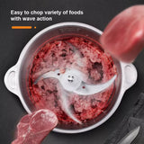 2 Speeds 500W Stainless Steel 2L Capacity Electric Chopper Meat Grinder Mincer Food Processor Slicer