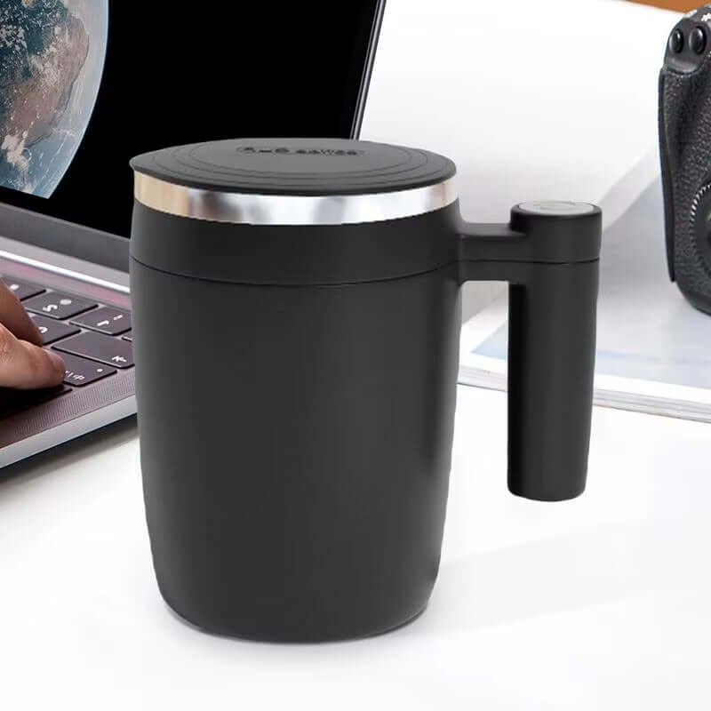 380ML Self Stirring Mug Coffee Cup Rechargeable Automatic Magnetic Stirring Coffee Mug Auto Self Mixing Stainless Steel Cup