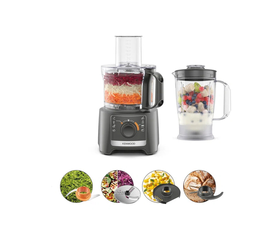 800W Multipro 2-In-1 Compact Food Processor & Blender