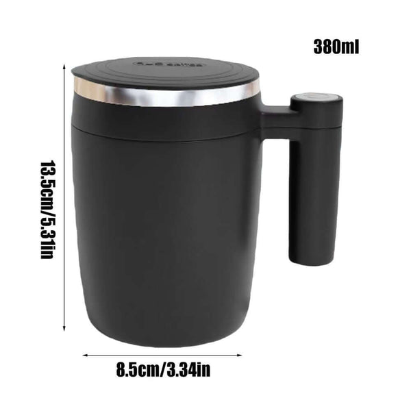 380ML Self Stirring Mug Coffee Cup Rechargeable Automatic Magnetic Stirring Coffee Mug Auto Self Mixing Stainless Steel Cup