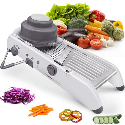 18 in 1 Adjustable Mandoline Vegetable Slicer Stainless Steel Vegetable Slicer Julienne Slicer for Potato Onion JT214