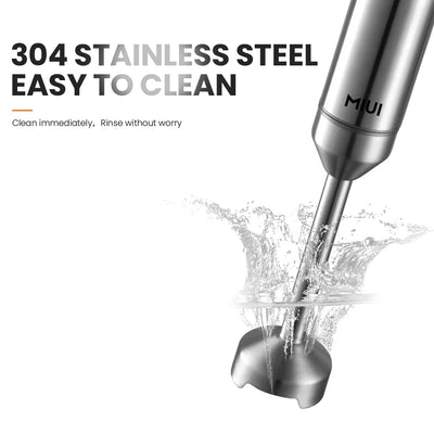 Hand Immersion Blender 1000W Powerful 4-In-1,Stainless Steel Stick Food Mixer,700Ml Mixing Beaker,500Ml Processor,Whisk