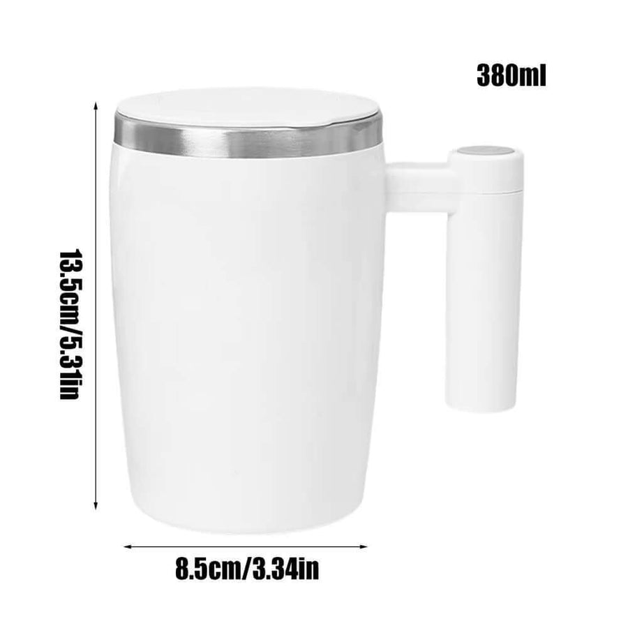 380ML Self Stirring Mug Coffee Cup Rechargeable Automatic Magnetic Stirring Coffee Mug Auto Self Mixing Stainless Steel Cup