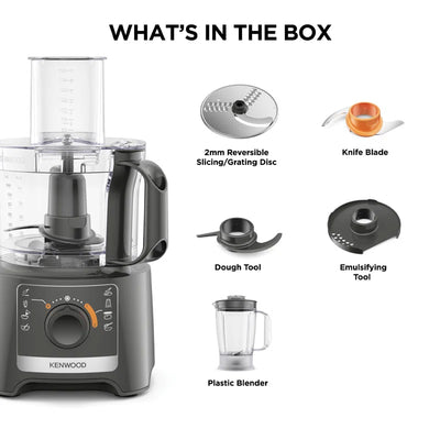 800W Multipro 2-In-1 Compact Food Processor & Blender